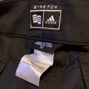 Adidas stretch shorts size 12